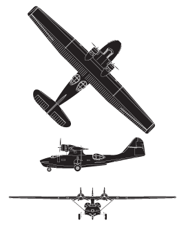 Consolidated PBY-5A Canso A plan