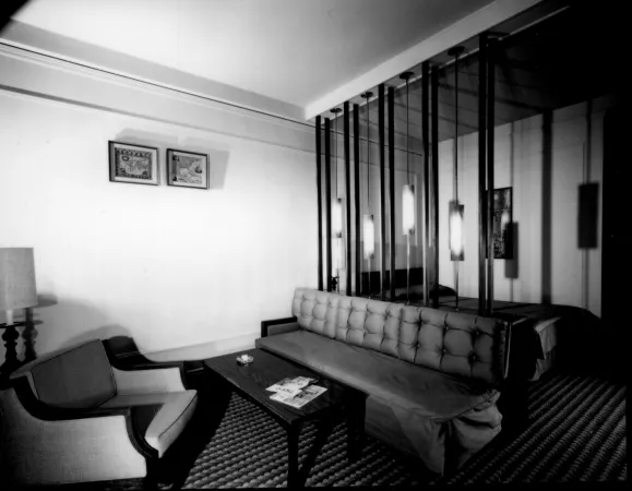 Une chambre à l'hôtel Vancouver, en 1965