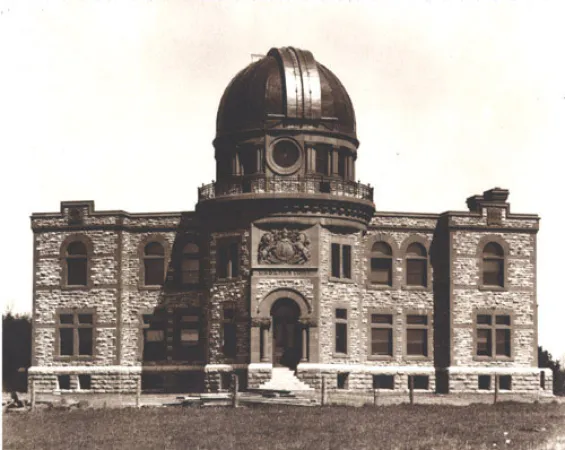 The completed Dominion Observatory, about 1905.