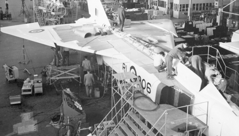 Avant d'avion CF-105 Arrow 2 d'Avro