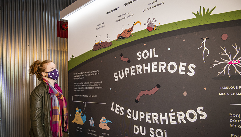 Khám phá siêu anh hùng đất đai tại Canada Agriculture and Food Museum, với những hình ảnh sinh động và hấp dẫn về các loài động vật và cây trồng trong đất đai.