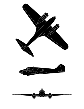 Avro Anson V plan