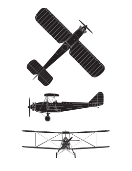 plan du Avro Avian IVM