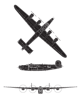 Consolidated Liberator GR VIII plan