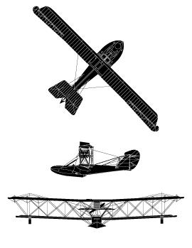 Curtiss HS-2L La Vigilance plan