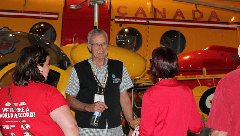 Don, museum volunteer