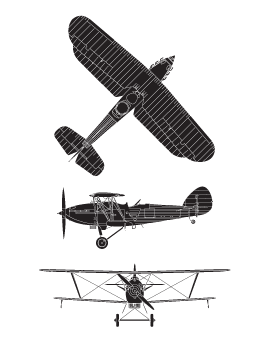 plan du Hawker Hind