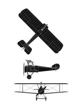 plan du Sopwith 2F.1 Ship Camel