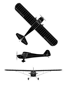 Taylorcraft BC-65 plan