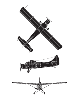 plan du De Havilland Canada DHC-3 Otter