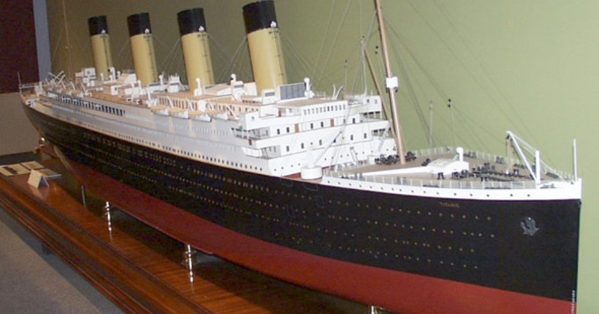 Maquette du Titanic de Bassett-Lowke Ltd.  Musée des sciences et de la  technologie du Canada