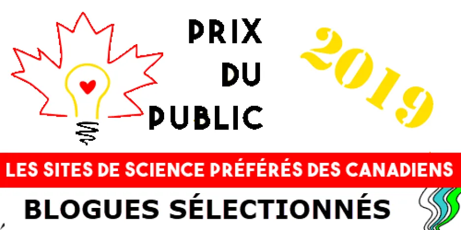Logo coloré du prix People’s Choice Award: Canada’s Favourite Science Blog de 2019 