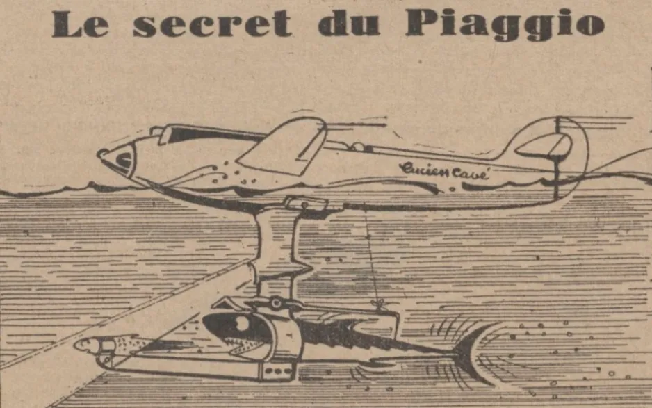 Le secret du Piaggio P-7, d’après Lucien Cavé. Lucien Cavé, « Le secret du Piaggio. » Les Ailes, 24 octobre 1929, 7.