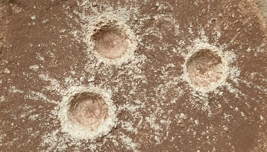 Crater impacts from museum demonstration