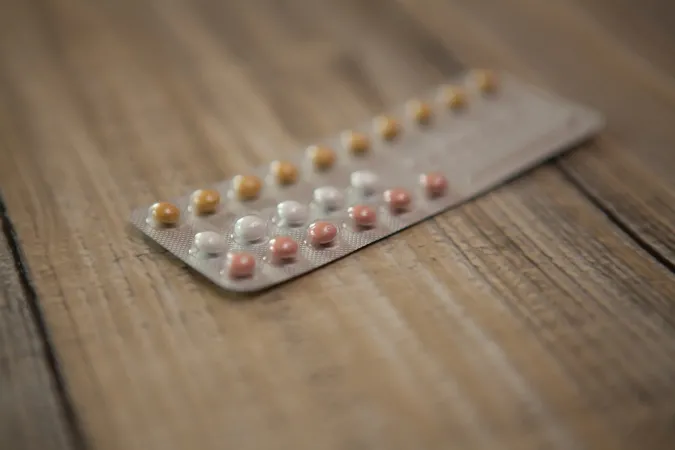 birth control pills in package