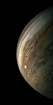 Jupiter as imaged by the Juno Spacecraft
