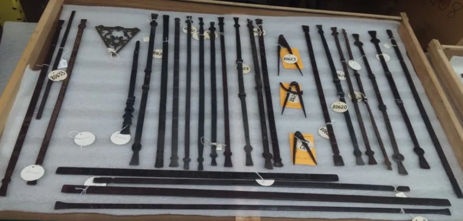  A large set of antique tools