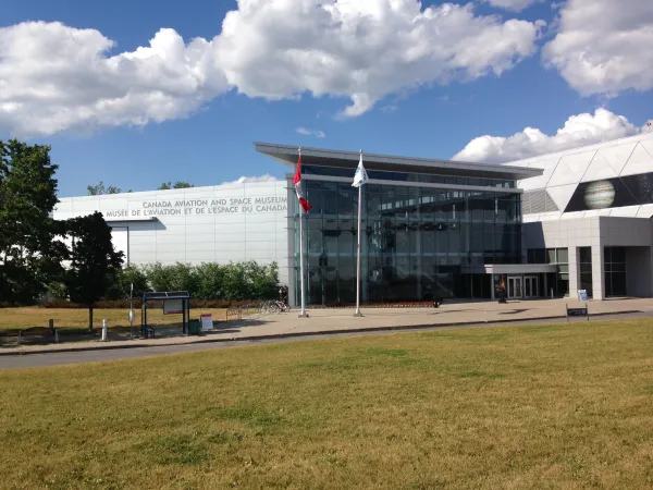 The front of the Canada Aviation and Space Museum
