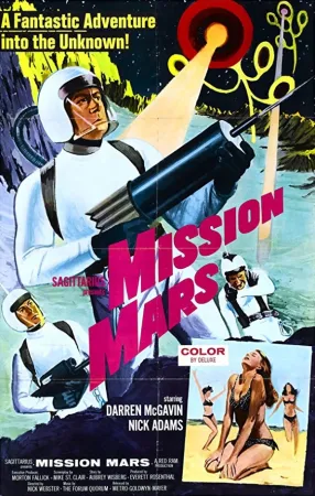 A poster for the movie Mission Mars