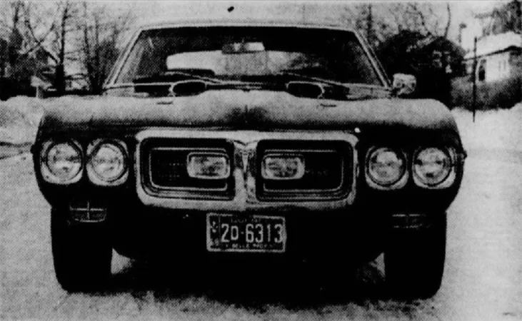A Pontiac Firebird Comanche GT vehicle, Montréal, Québec. Anon., “La Comanche: une auto américaine améliorée par un Montréalais.” La Patrie, 9 February 1969, 12.