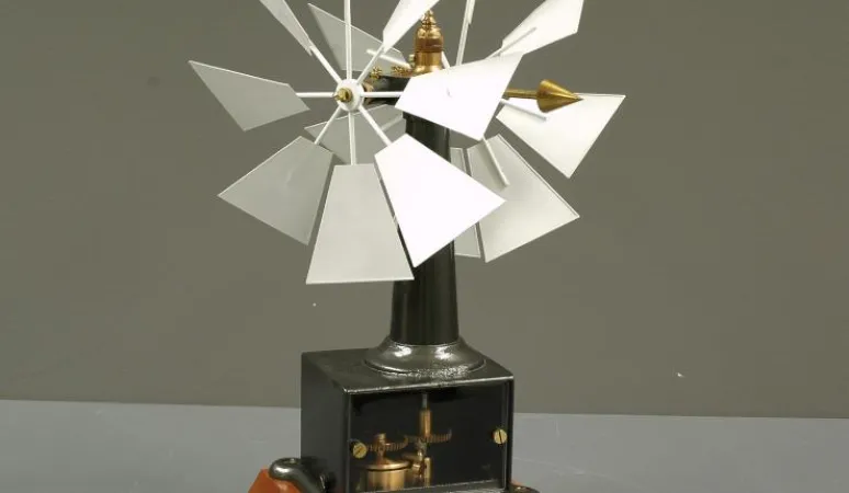 This anemometer was used at the Toronto Magnetic and Meteorological Observatory