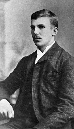 Ernest Rutherford à 21 ans. Source : Wellcome Library.