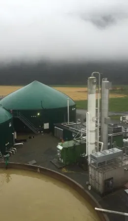Natural gas from farm waste