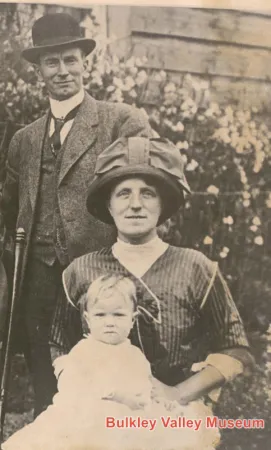 Joseph Coyle with his wife and daughter Ellen