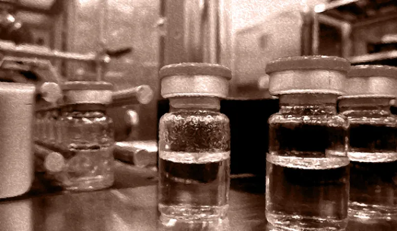 Blood-Typing vials