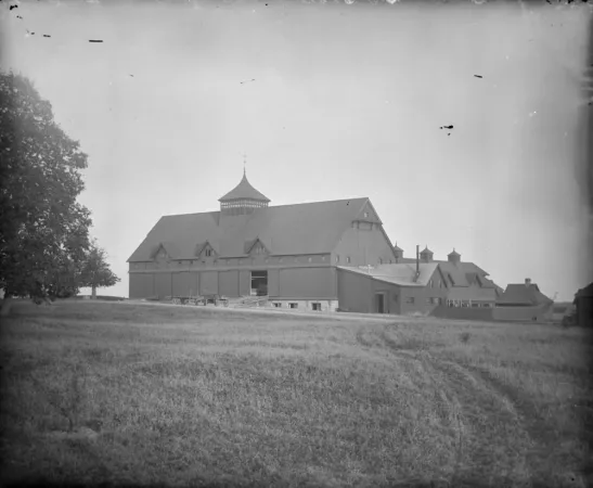 The Dairy Barn at the Central Experimental Farm in 1894. It is now part of the Canada Agriculture and Food Museum.