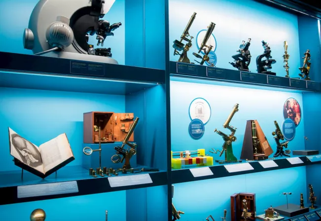 Photo of different microscopes