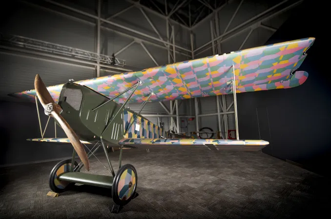  Le Fokker D.VII du Musée de l’aviation et de l’espace du Canada, mars 2019. MAEC.