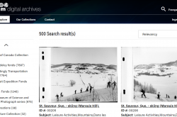 Screen shot of Explore page on Ingenium's Digital Archives portal.