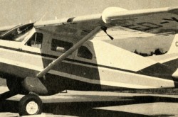 One of the Aeronautica Macchi AL-60s used in Canada by Northwest Industries Limited to interest potential customers, Edmonton, Alberta. Anon., “Aeronews.” Air Progress, July 1969, 15.