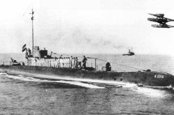 The arrival of the Koninklijke Marine submarine Hr.Ms. K XVIII at its base in the Netherlands East Indies, July 1935. Koninklijke Marine, via Wikipedia.