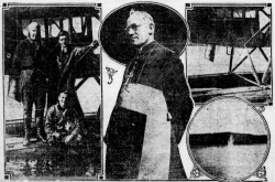 A block of photographs showing some of the people involved in the bombing of beluga whales in the estuary and gulf of the St. Lawrence River. Anon., “La chasse aux marsouins [sic]. » Le Devoir, 15 August 1929, 6.